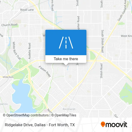 Ridgelake Drive map