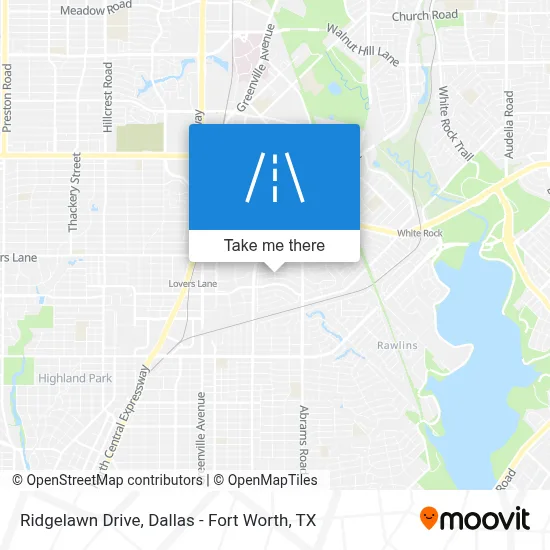 Ridgelawn Drive map
