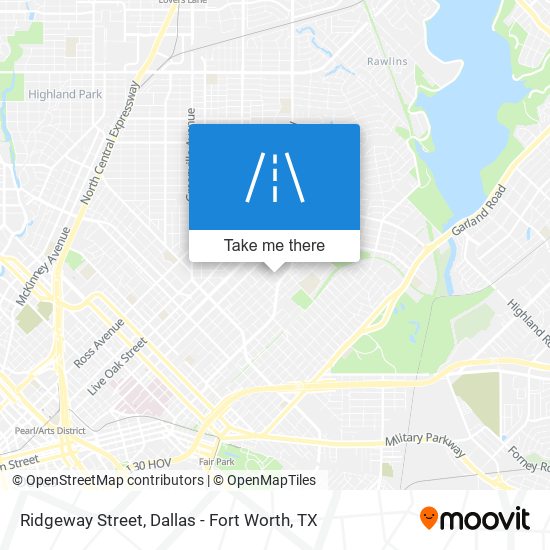Ridgeway Street map
