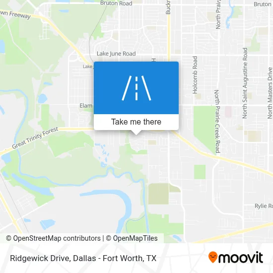 Ridgewick Drive map