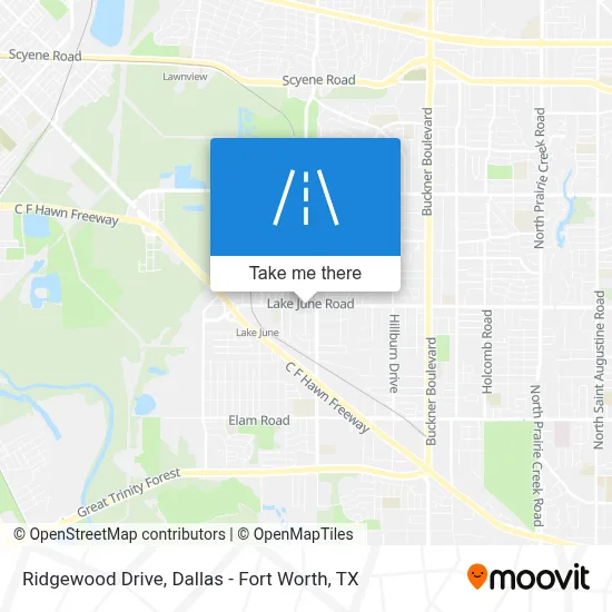 Ridgewood Drive map