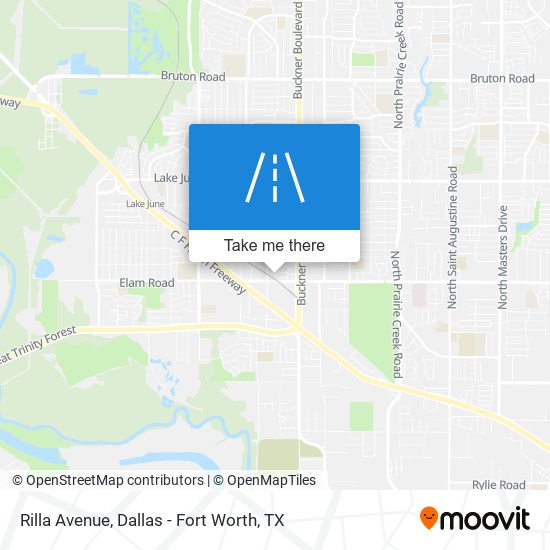 Rilla Avenue map
