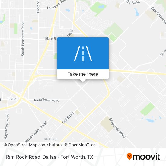 Mapa de Rim Rock Road