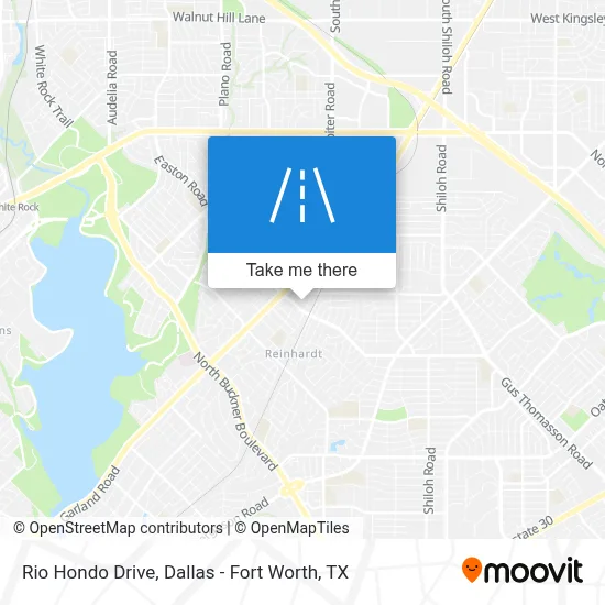Rio Hondo Drive map