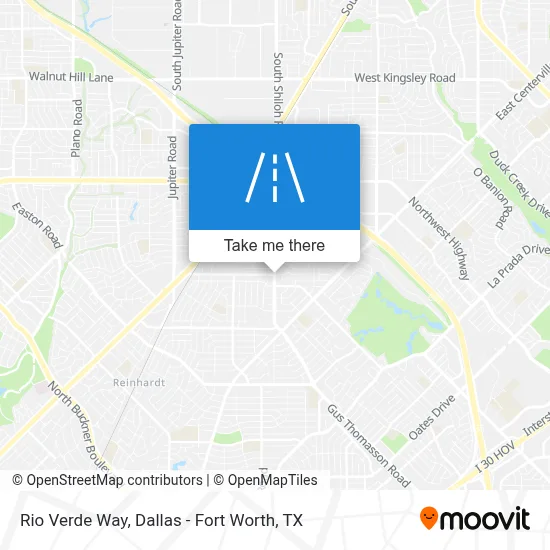Rio Verde Way map