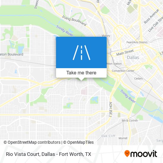 Rio Vista Court map