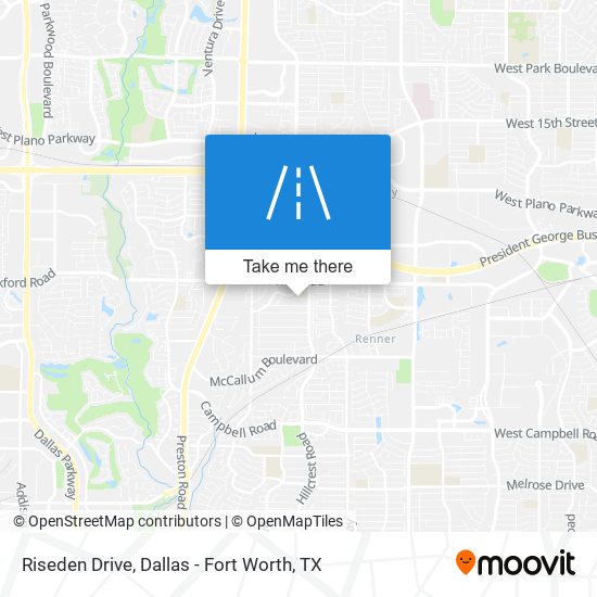 Mapa de Riseden Drive