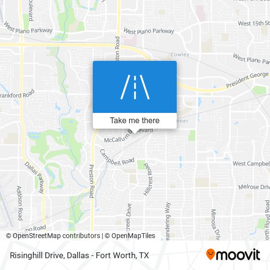 Risinghill Drive map