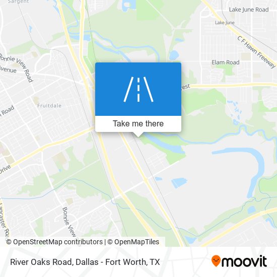 River Oaks Road map