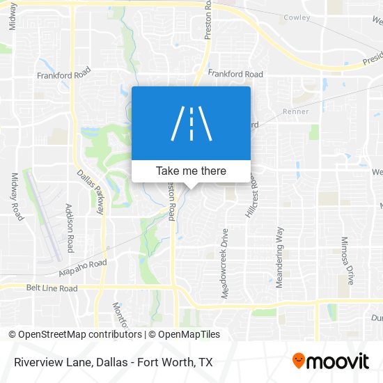 Riverview Lane map