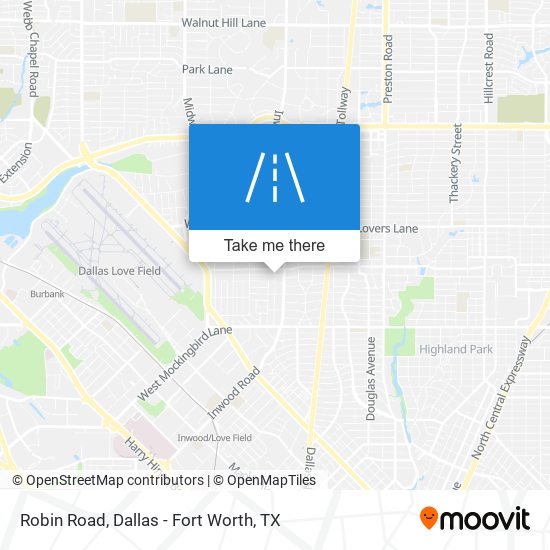 Mapa de Robin Road