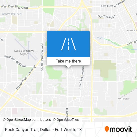 Mapa de Rock Canyon Trail