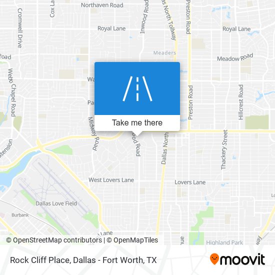 Rock Cliff Place map