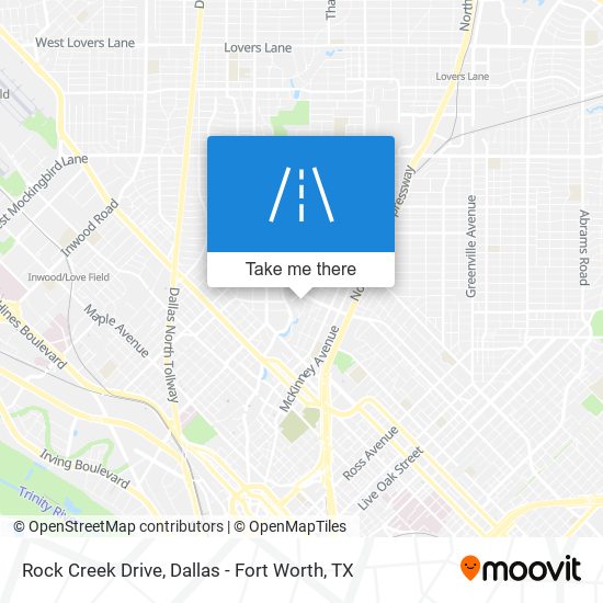 Rock Creek Drive map