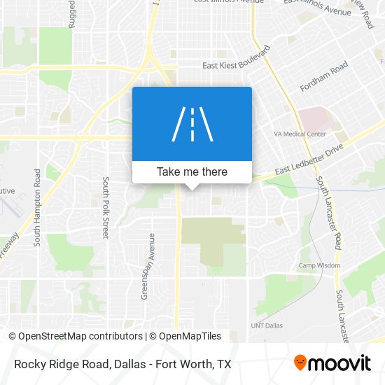 Mapa de Rocky Ridge Road