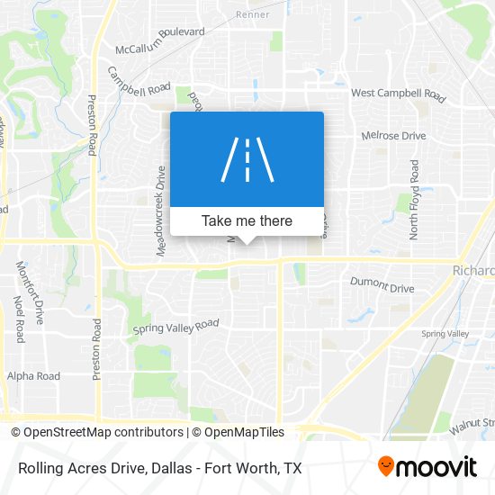 Mapa de Rolling Acres Drive
