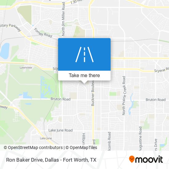 Ron Baker Drive map