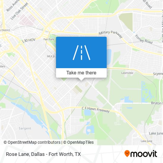 Mapa de Rose Lane