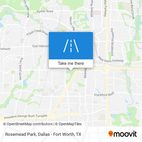 Rosemead Park map