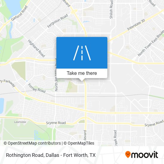 Mapa de Rothington Road
