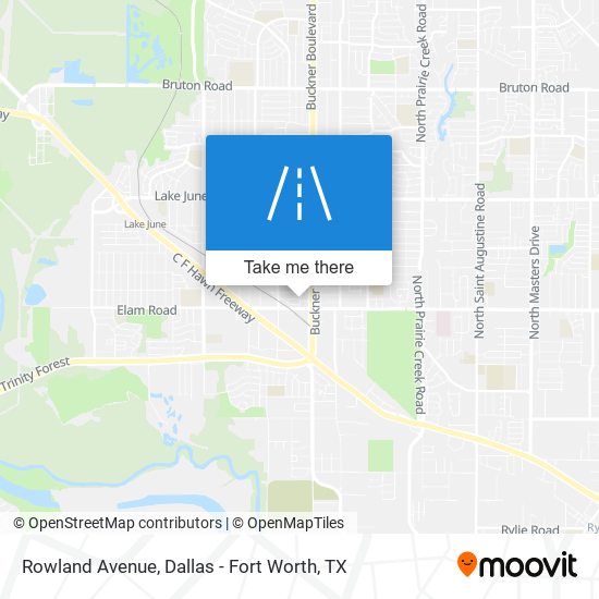 Rowland Avenue map