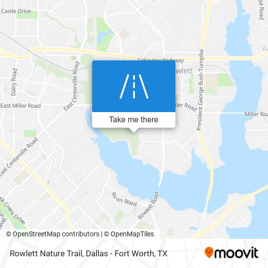 Mapa de Rowlett Nature Trail