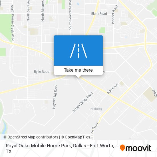 Mapa de Royal Oaks Mobile Home Park