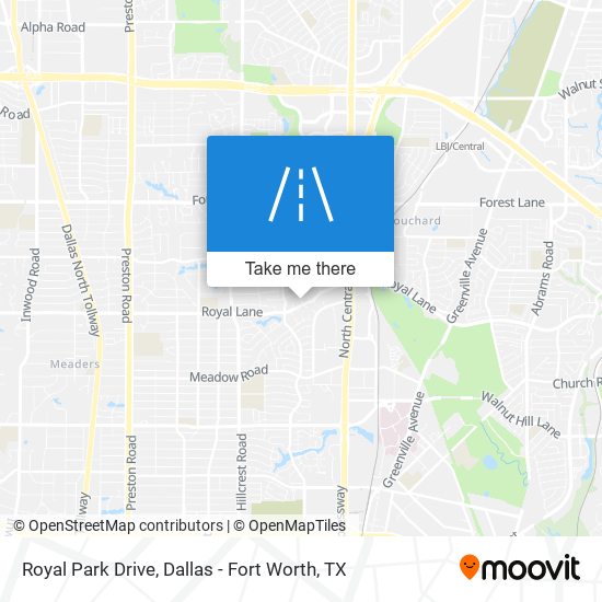 Mapa de Royal Park Drive