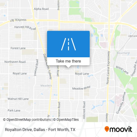 Royalton Drive map