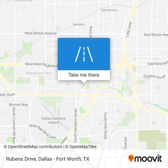 Rubens Drive map