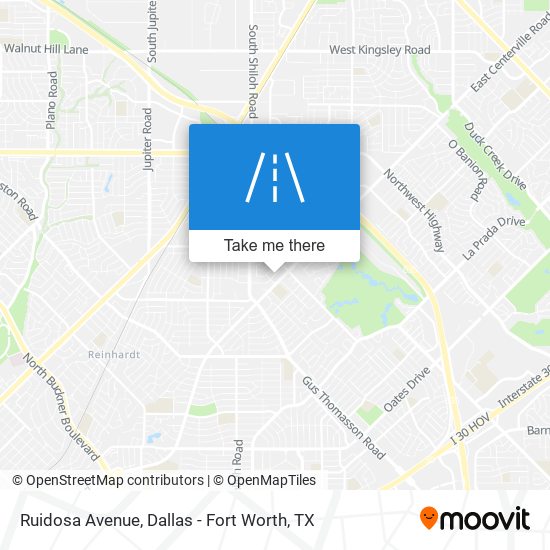 Mapa de Ruidosa Avenue