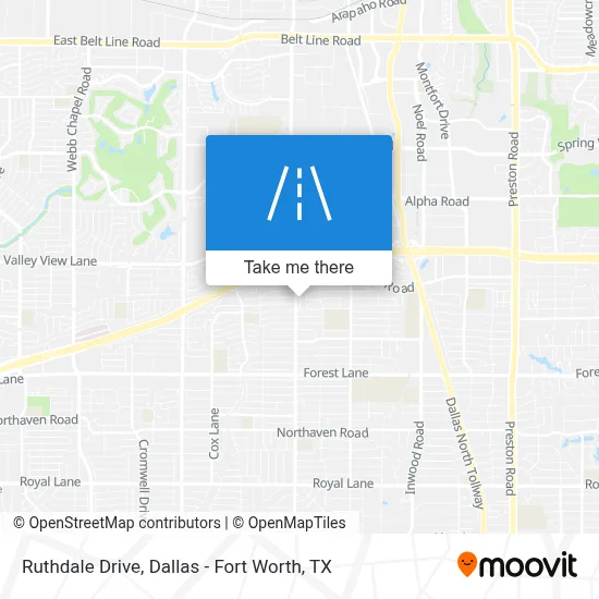 Ruthdale Drive map