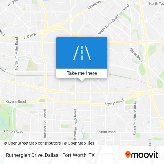 Mapa de Rutherglen Drive