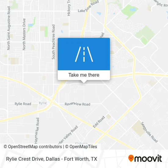 Rylie Crest Drive map
