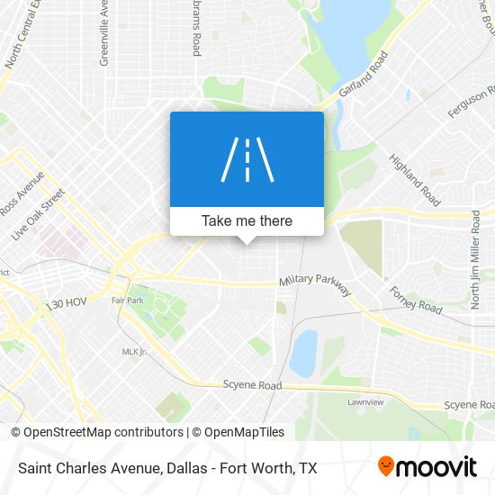 Mapa de Saint Charles Avenue