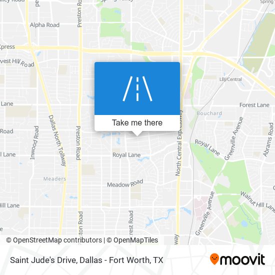 Saint Jude's Drive map