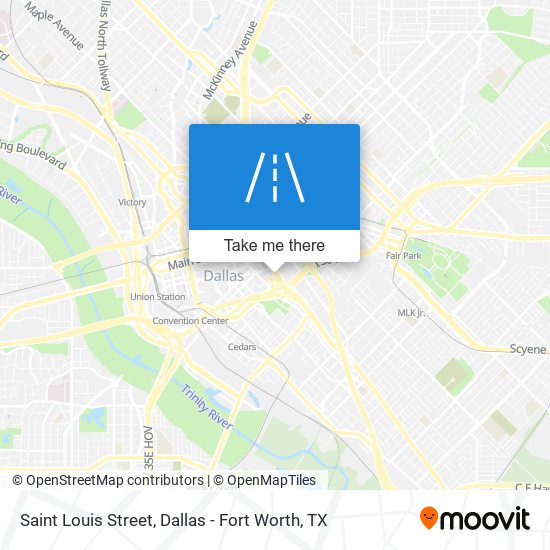 Mapa de Saint Louis Street