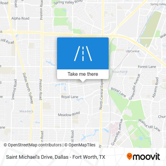 Saint Michael's Drive map