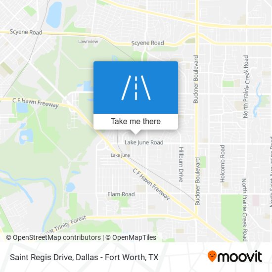 Saint Regis Drive map