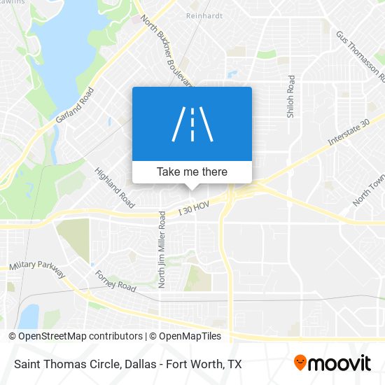 Saint Thomas Circle map