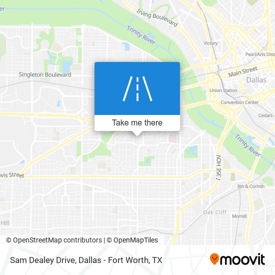 Sam Dealey Drive map