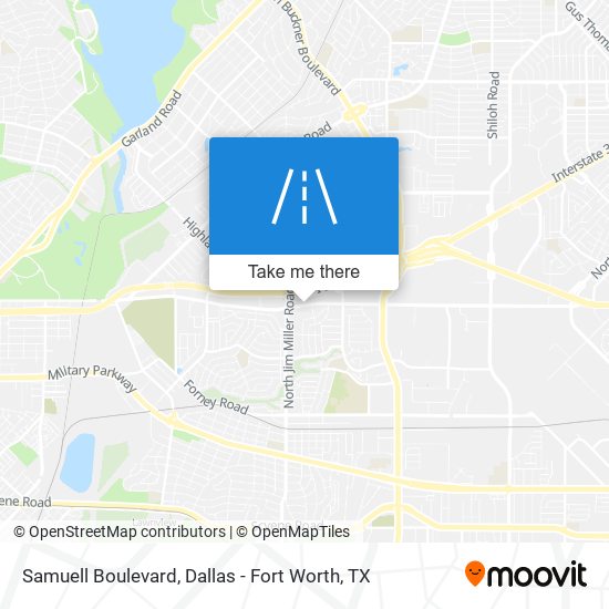 Mapa de Samuell Boulevard