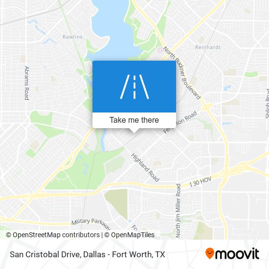 San Cristobal Drive map