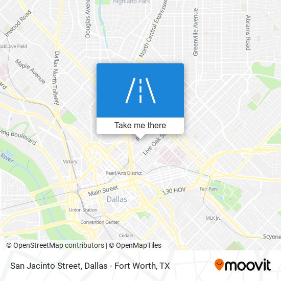 San Jacinto Street map
