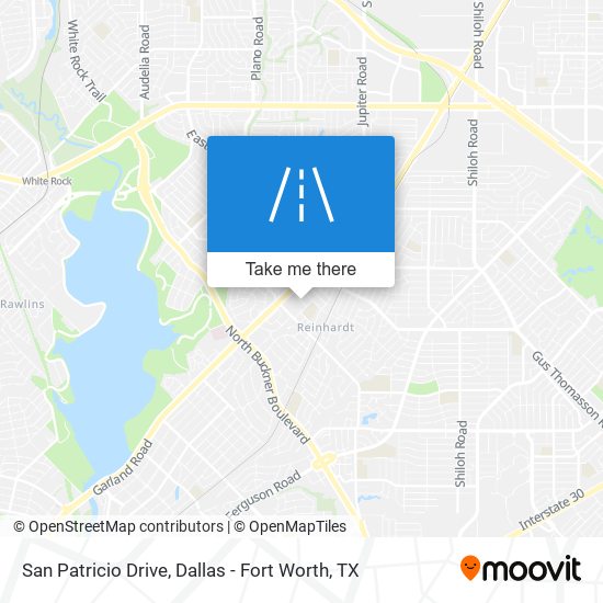 Mapa de San Patricio Drive
