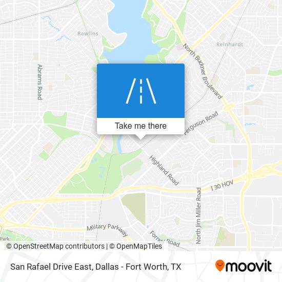 San Rafael Drive East map