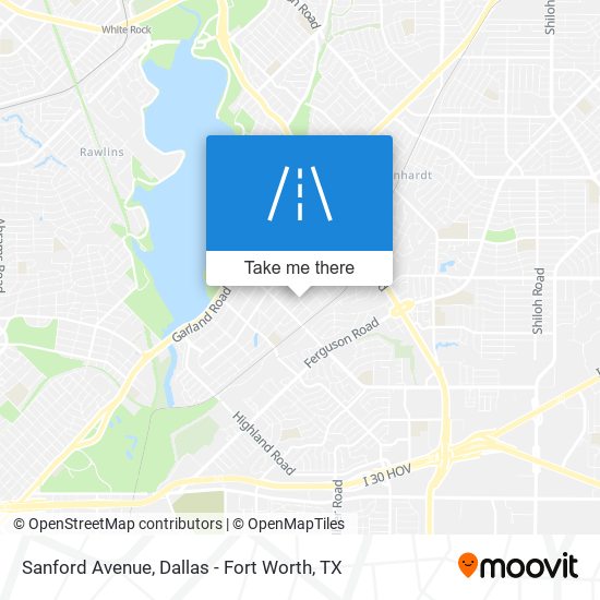Mapa de Sanford Avenue