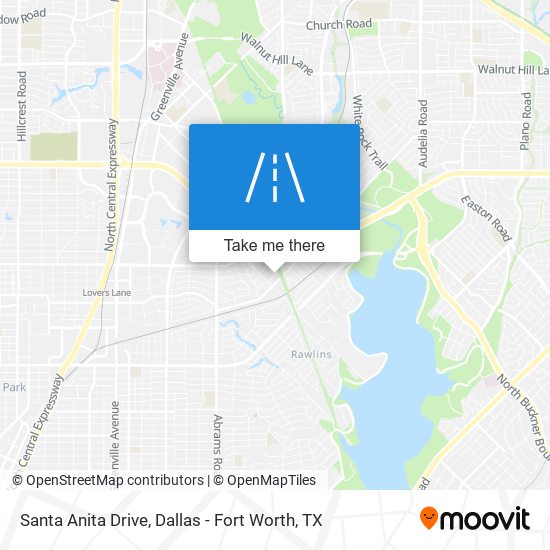 Santa Anita Drive map