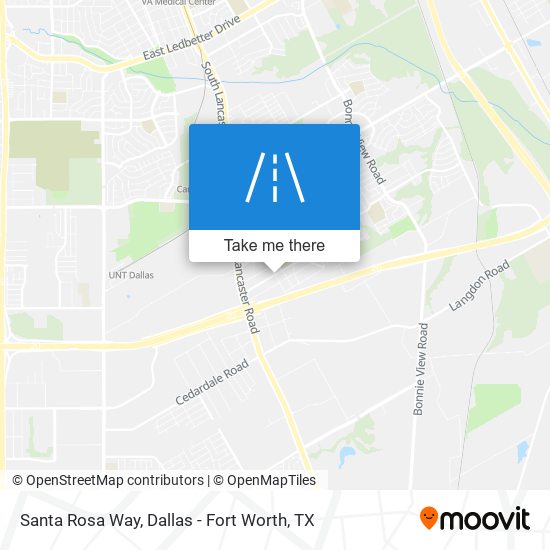 Santa Rosa Way map