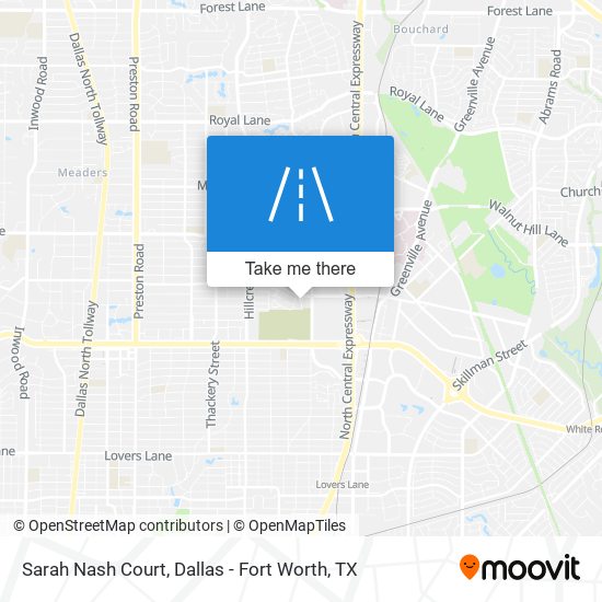 Sarah Nash Court map